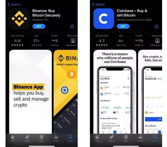  Binance против Coinbase | Сравнение криптобирж