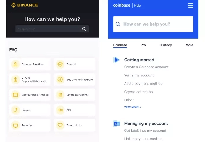  Binance против Coinbase | Сравнение криптобирж