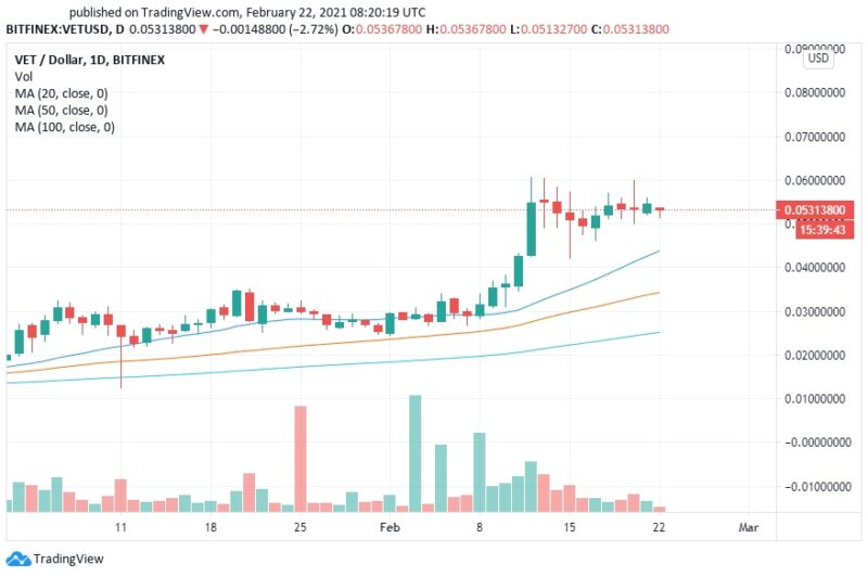Прогноз цены VeChain на март 2021 года: анализ