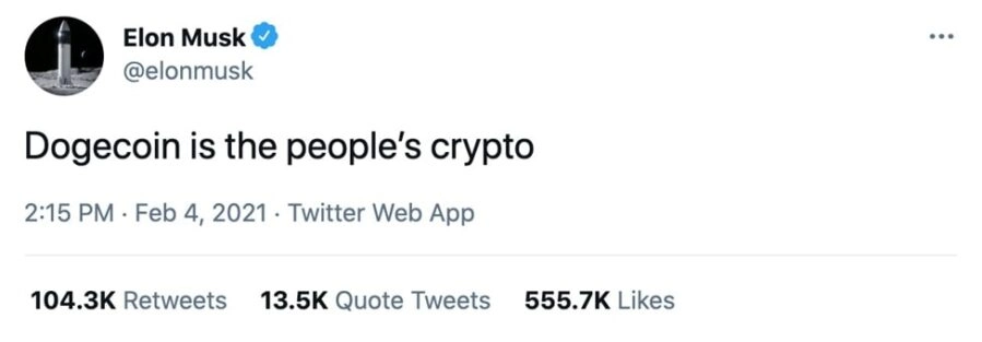 Основные драйверы курса Dogecoin