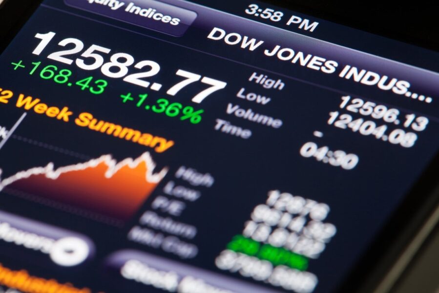 Индекс Доу-Джонса график Dow 30 (DJI) онлайн (США)